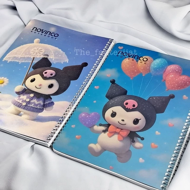 دفتر 50 برگ جلد گلاسه ضد آب طرح دار