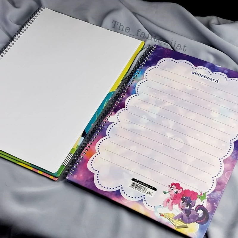 دفتر جلد سخت رحلی پشت وایت برد